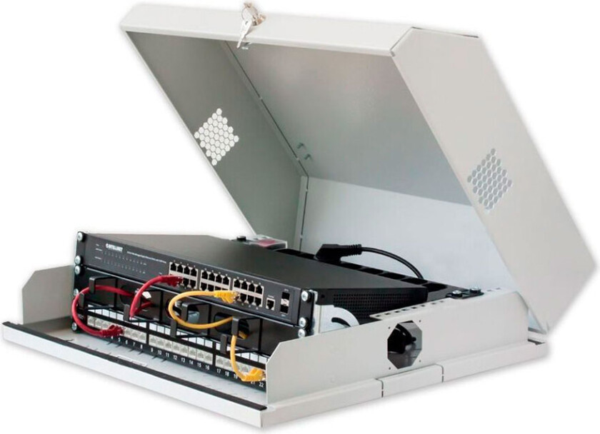 Techly 101768 Rack Veggskap 19tm - 3U/6U (537x146x475mm)