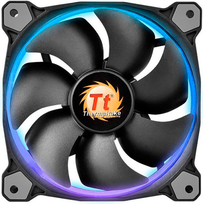 Riing 12 LED RGB 256 PC-vifte (1500RPM) 120 mm - 3-pk