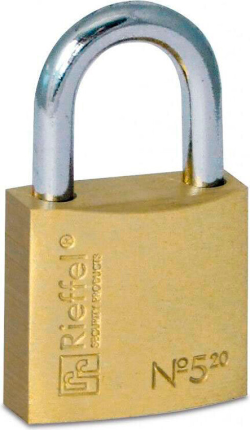 Hengelås 20mm (nr. 5) Rieffel 5/20