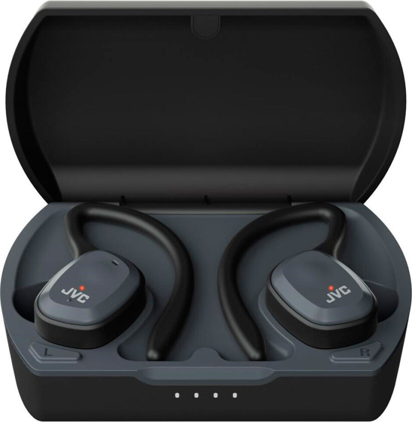 HA-ET45T-B Bluetooth In-Ear sportsørepropper (14 timer) Svarte