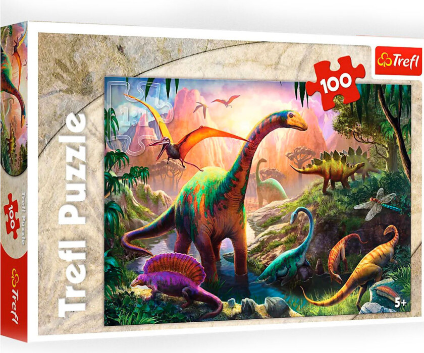 Trefl Puzzle - Dinosaur (100 stykker)