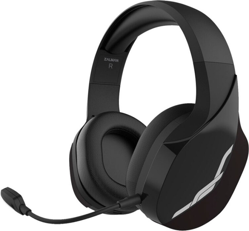 Zalman ZM-HPS700W Bluetooth 7.1 Gaming Headset (12 timer) Svart