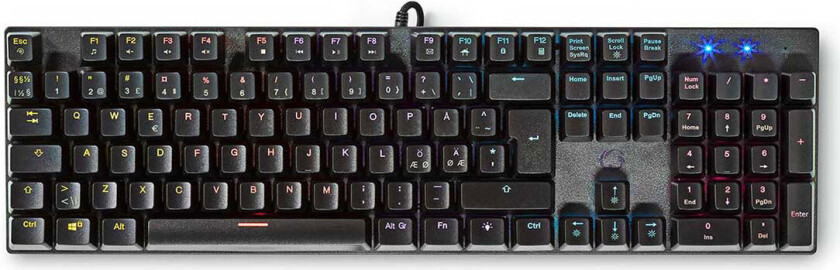 Nedis Gaming Keyboard m/RGB (mekanisk)