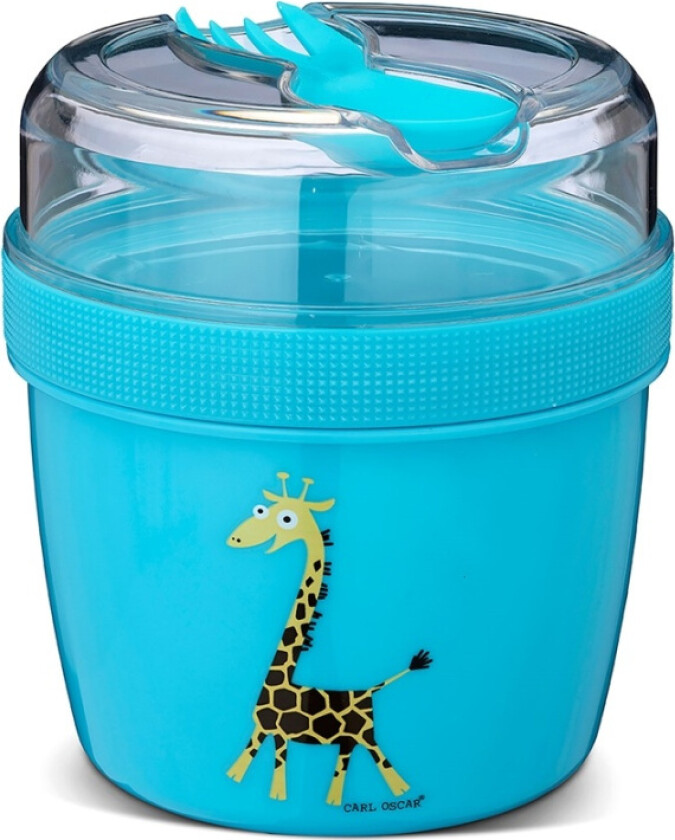 Carl Oscar Nice Cup Matboks m/kjøleelement (600+300ml) Turkis