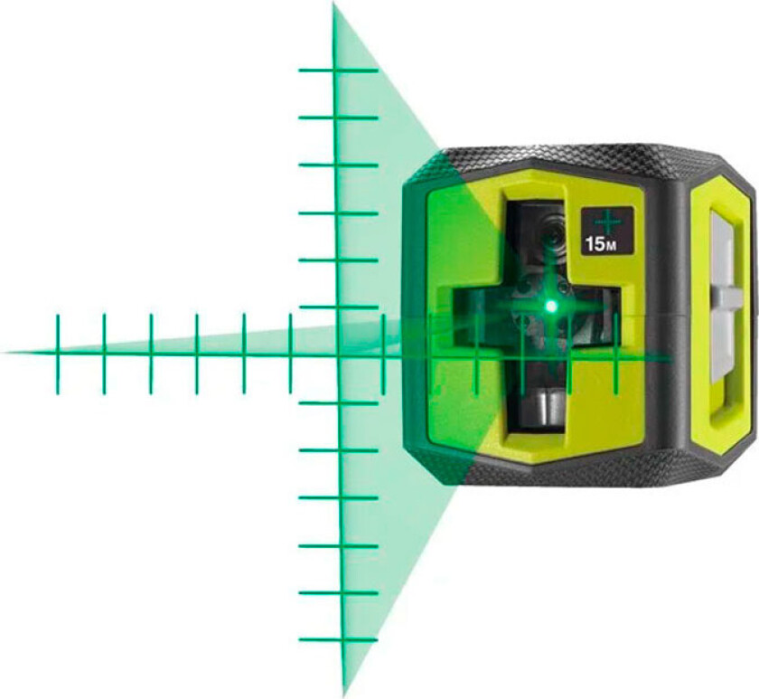 Ryobi RBCLLG2 krysslaser 15m (grønn laser)