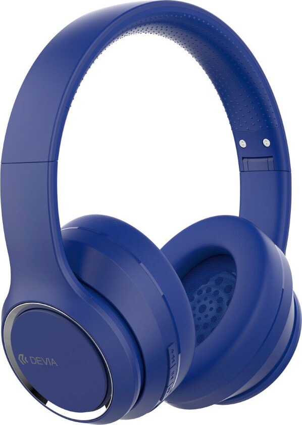 Devia Kintone Bluetooth Over-Ear-hodetelefoner (18 timer) Blå