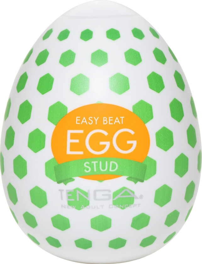 Egg Stud Handjob Masturbator     - Hvit