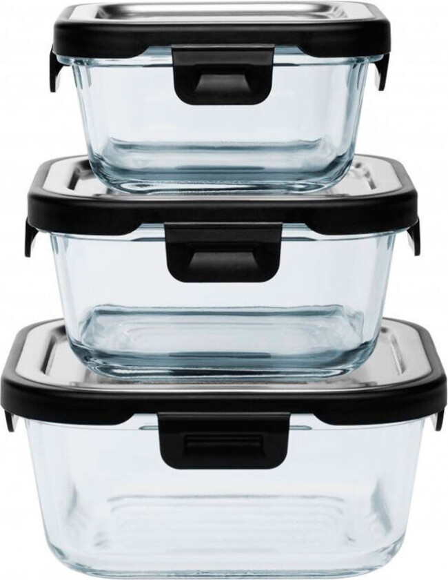 Smart To Go oppbevaringsbokser m/lokk (300/500/850 ml)