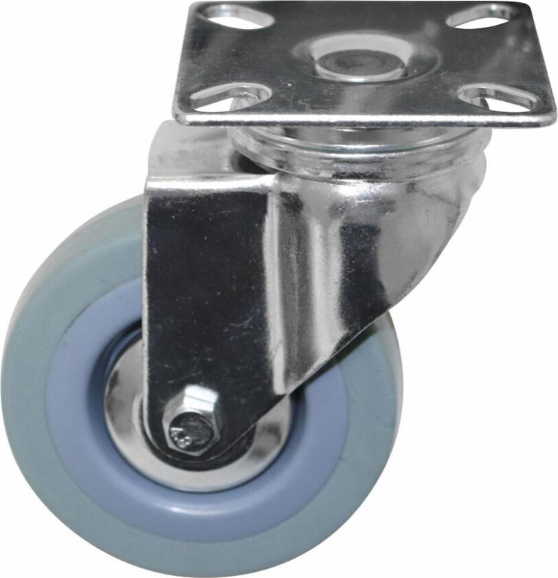 Bilde av Svingbart møbelhjul (75 mm) gummi