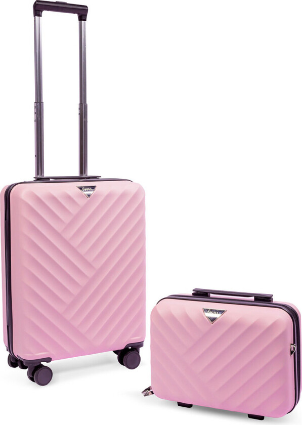 Feru Malibu koffert m/reiseveske - 38 liter (55x39x21cm) Lilla