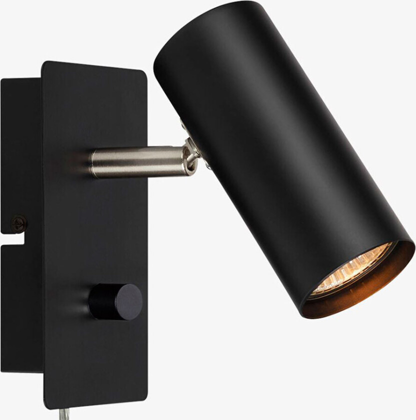 Markslöjd Barcelona Vegglampe - 15cm (12W) Sort