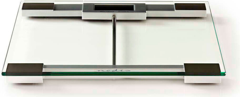 Digital Badevekt herdet glas (180kg) Glas - Nedis