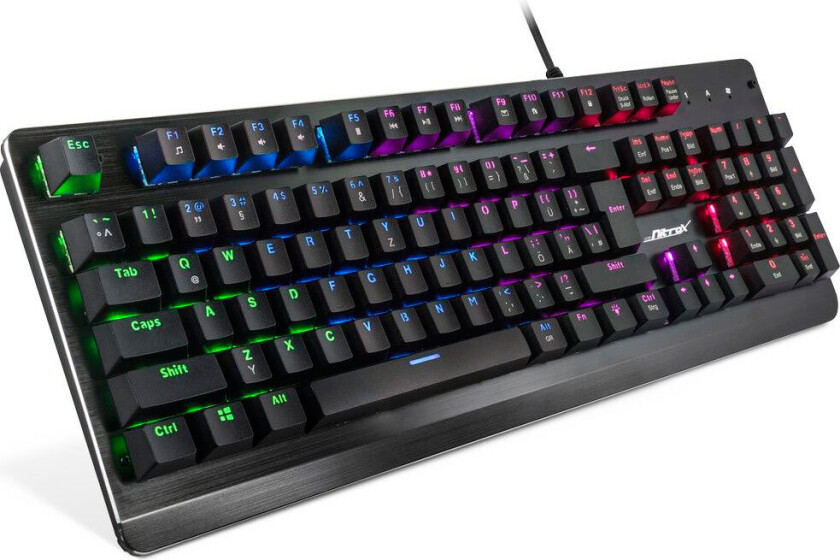Inter-Tech Nitrox NK-2000ME RGB spilltastatur â kablet (mekanisk)