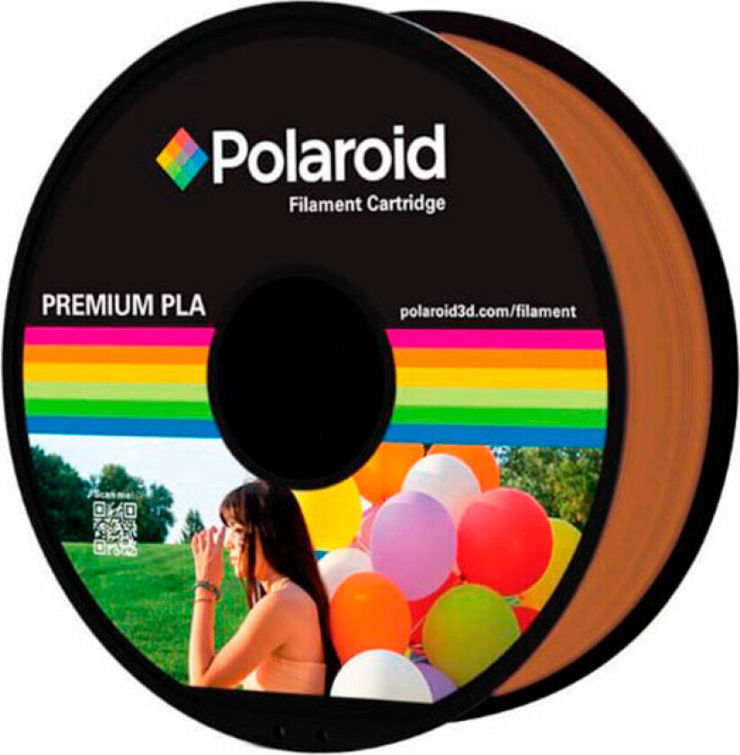 PLA Filament patron (1,75 mm) 1 kg - Brun