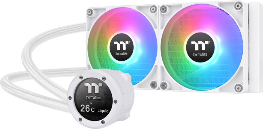 TH240 Ultra Sync V2 CPU Vannkjøling m/ARGB 240 mm (2xFan) Snø