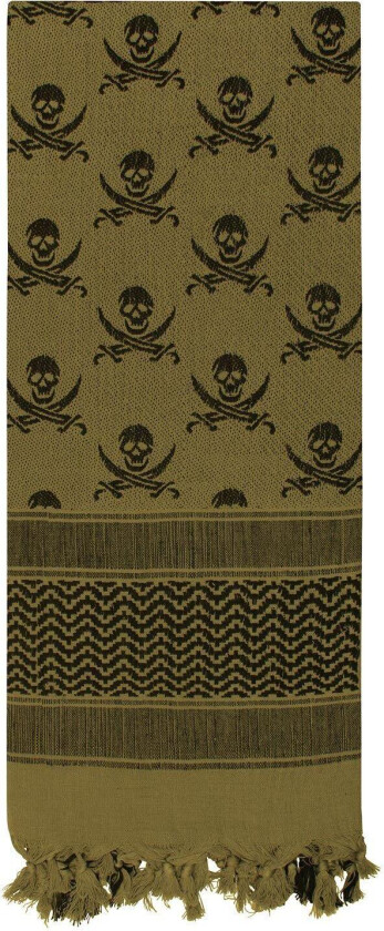 Skulls Shemagh Tactical Desert Scarf Olive