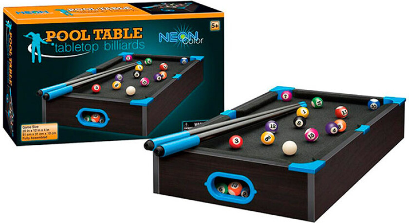 Neon biljardbrettspill (5 år+)