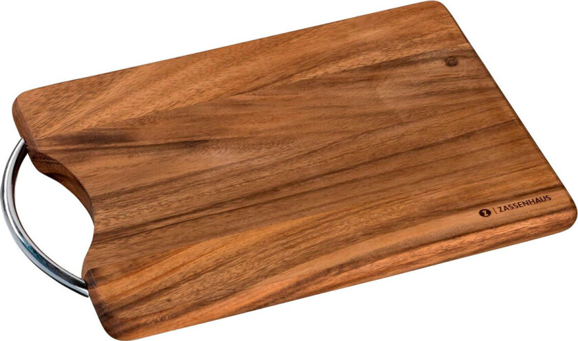 Zassenhaus skjærebrett i akasietre m/håndtak (30x23x2cm)