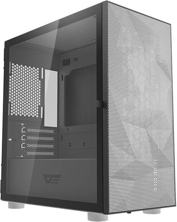 DeskFlash DLM21 Mesh PC-veske (M-ATX/ITX) Hvit