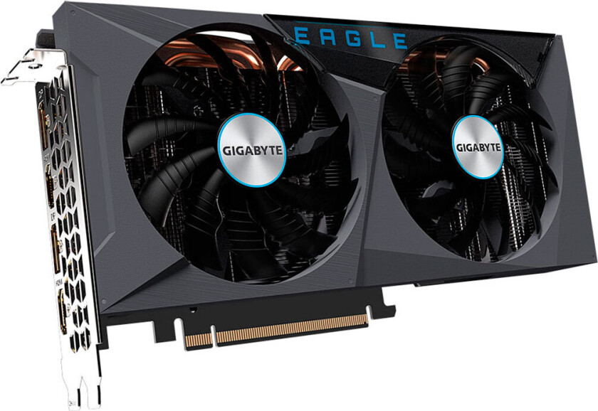 EAGLE OC 2.0 LHR grafikkort - NVIDIA GeForce RTX 3060 Ti - 8 GB GDDR6