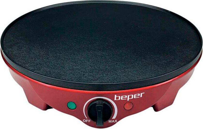 Beper BT700 pannekakemaskin (1300W) Rød
