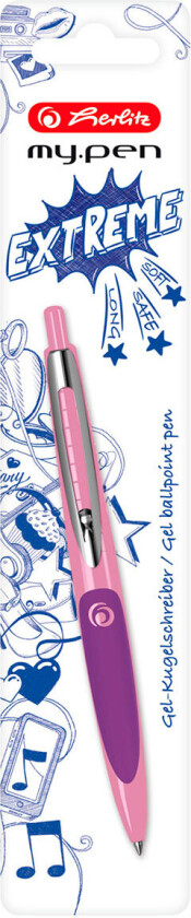 Herlitz my.pen Kulepenn (rosa/lilla)