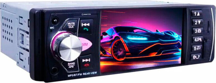 Manta RS5501 Toronto bilradio (FM/USB/MicroSD/Bluetooth)