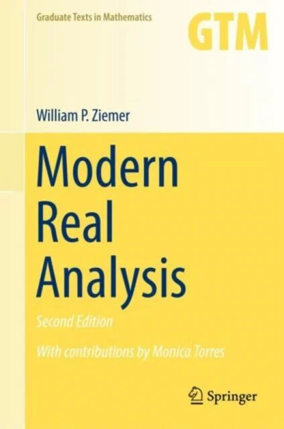 Modern Real Analysis av William P. Ziemer
