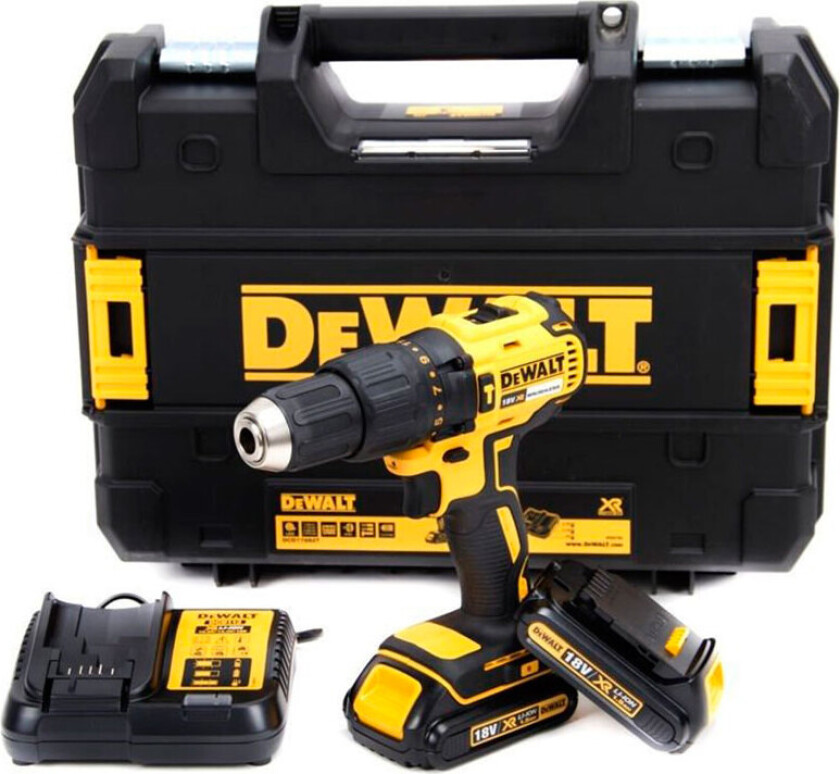 18V XR Brushless Compact Drill Driver - 2 x 1.5Ah