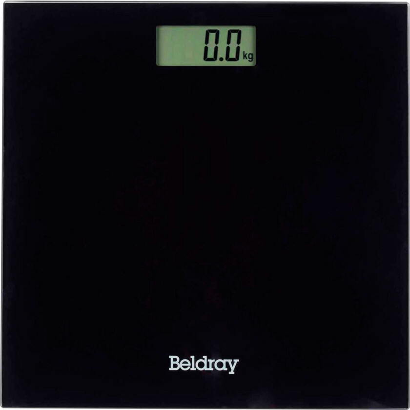 Beldray badevekt m/LED-skjerm (180 kg) Svart