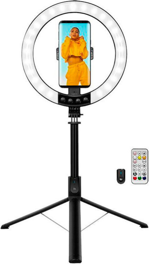 Ringlys m/Selfie Stick Tripod