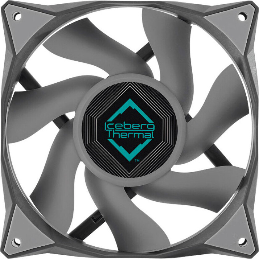 Iceberg Thermal IceGALE Xtra PC-vifte (3000RPM) 120 mm - Grå