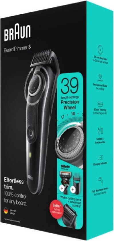 BT3342 hårtrimmer (39 lengder)