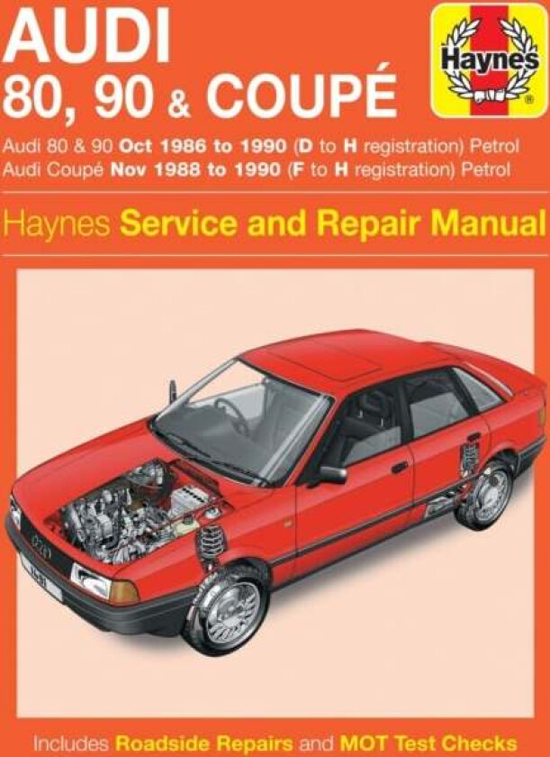 Audi 80, 90 & Coupe Petrol (Oct 86 - 90) Haynes Repair Manual av Haynes Publishing