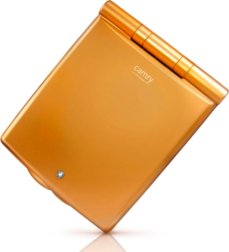 Sminkespeil med LED-lys (gull) Camry