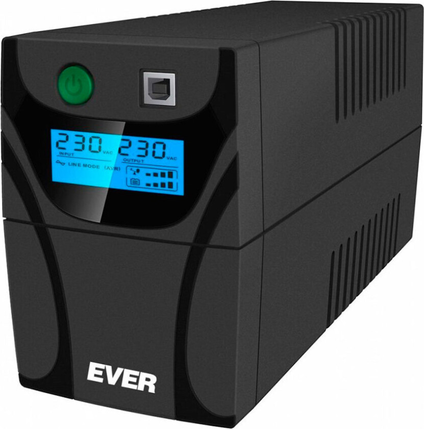 Ever Easyline 650 AVR USB UPS 650VA 360W (2 Uttak)
