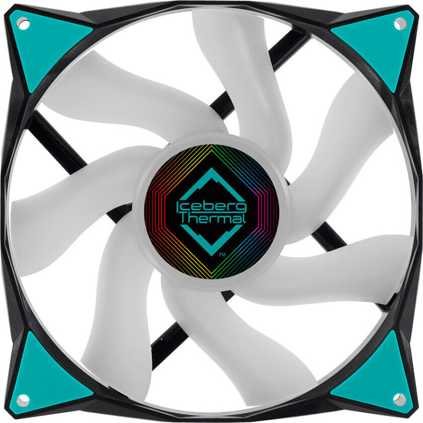 Iceberg Thermal IceGALE ARGB PC-vifte (1600RPM) 140 mm - Svart