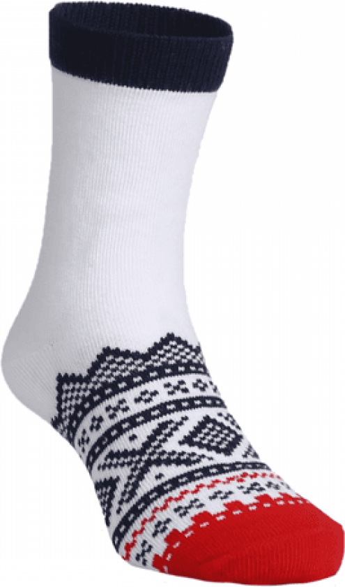 - Sokker i Bomull "Plain White"