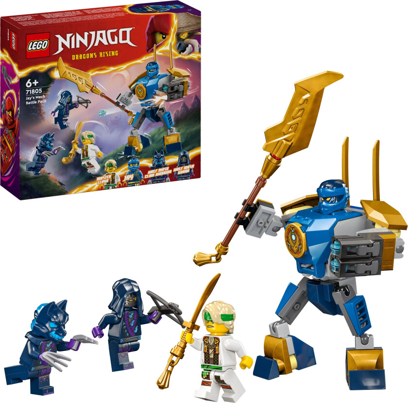 Lego Ninjago - Jays Stridspakke Med Robot 71805