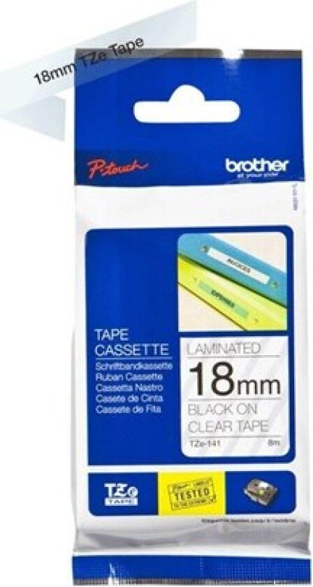 TZe141 lamineret klæbende tape
