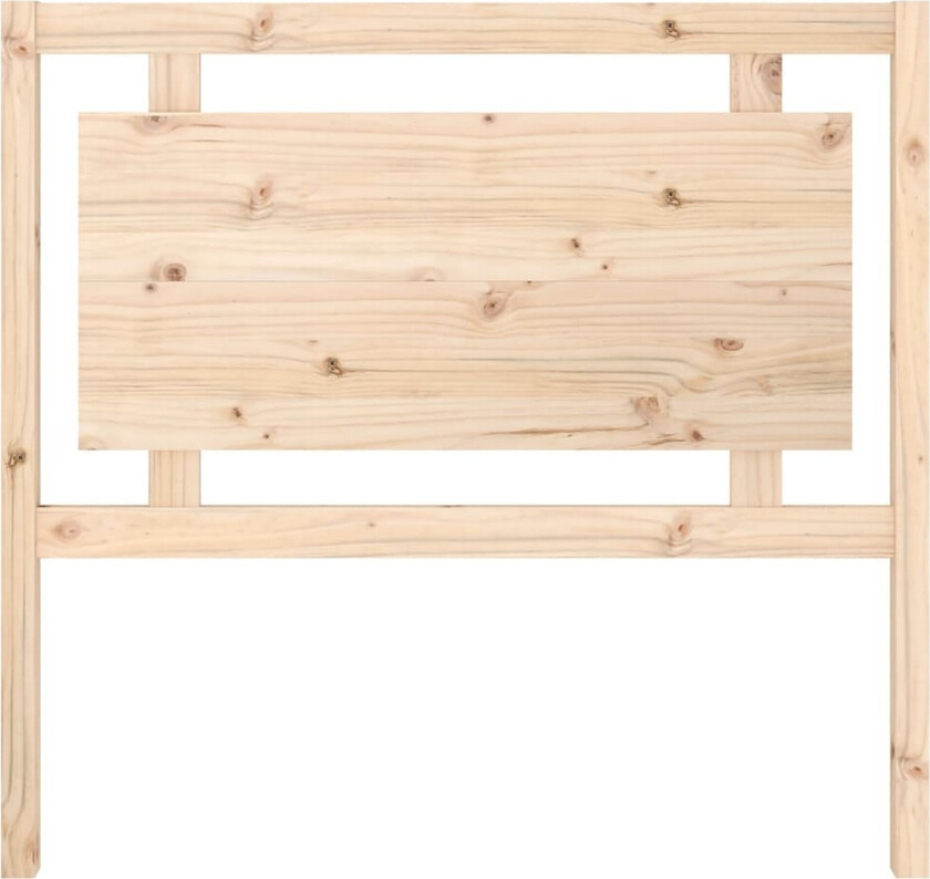 Sengegavl 105,5x4x100 cm heltre furu