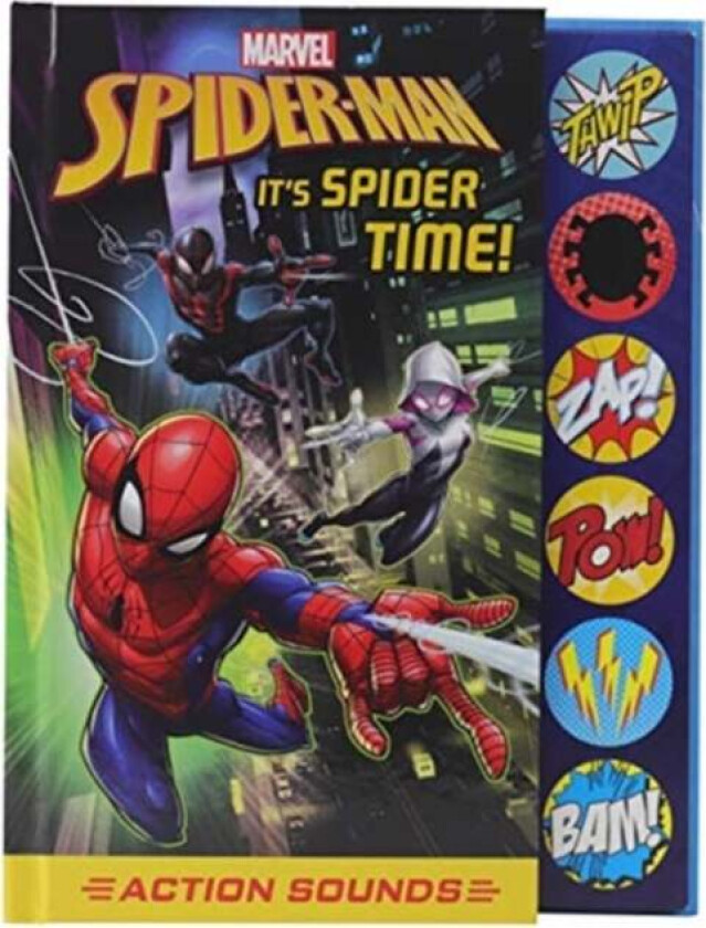 Marvel Spider-Man: It&#039;s Spider Time! Action Sounds Sound Book av PI Kids