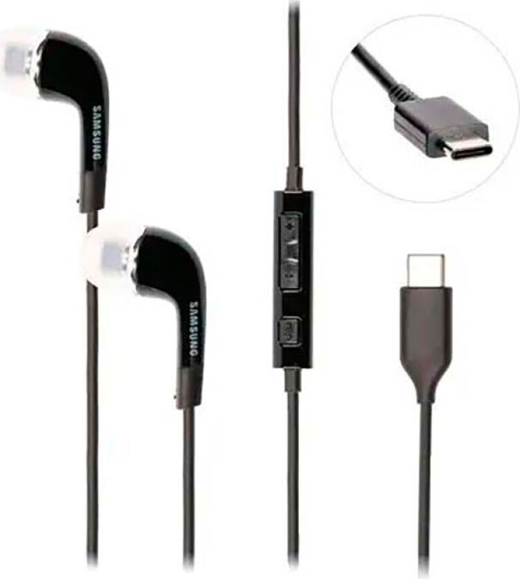 In-Ear-hodetelefoner (USB-C) Svart