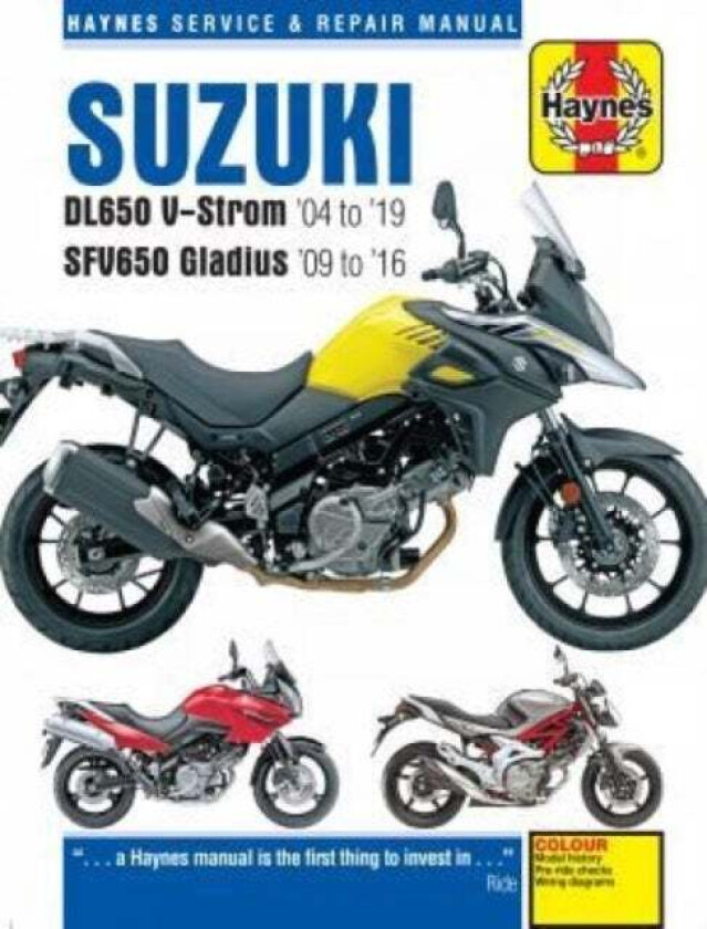 Suzuki DL650 V-Strom & SFV650 Gladius (04 - 19) av Haynes Publishing