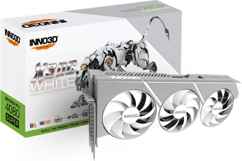 GeForce RTX 4080 SUPER X3 OC White - 16GB GDDR6X RAM - Grafikkort