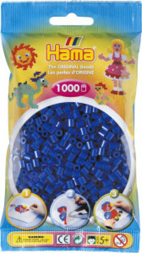 Midi 1000 Perler - Blå 08