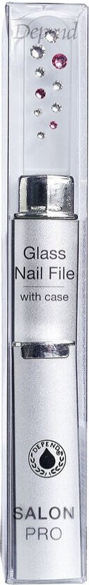 Salon Pro Glass Nail File With Case