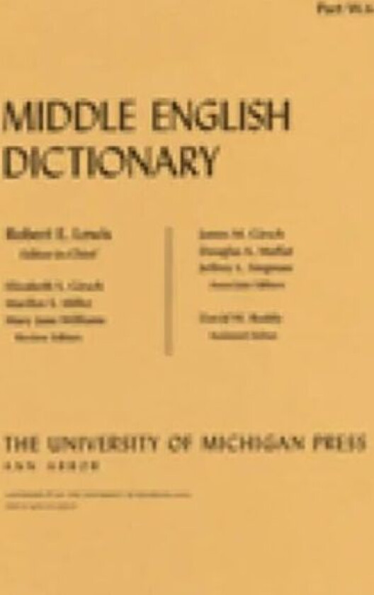 Middle English Dictionary