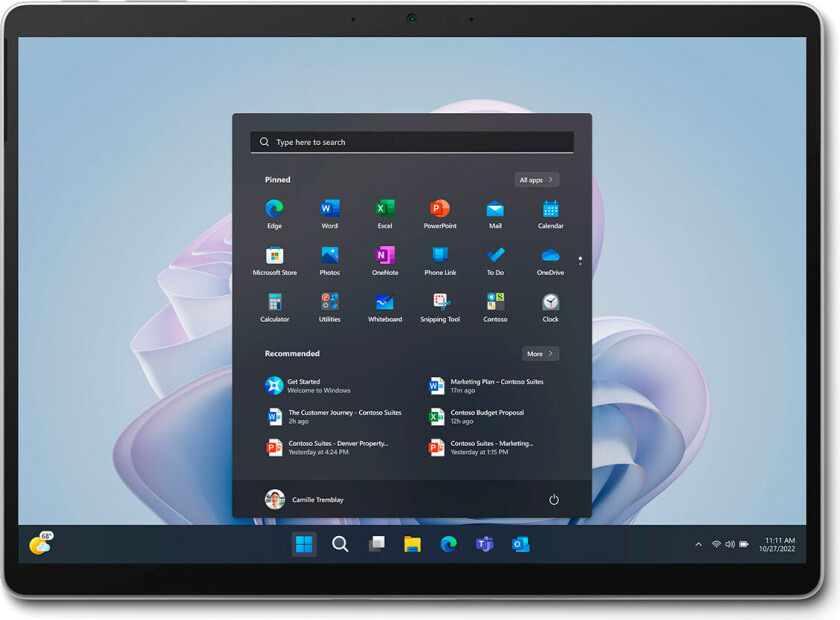 Surface Pro 9 - 13tm - SQ3 (8GB/128GB) Platinum - Windows 11 Pro