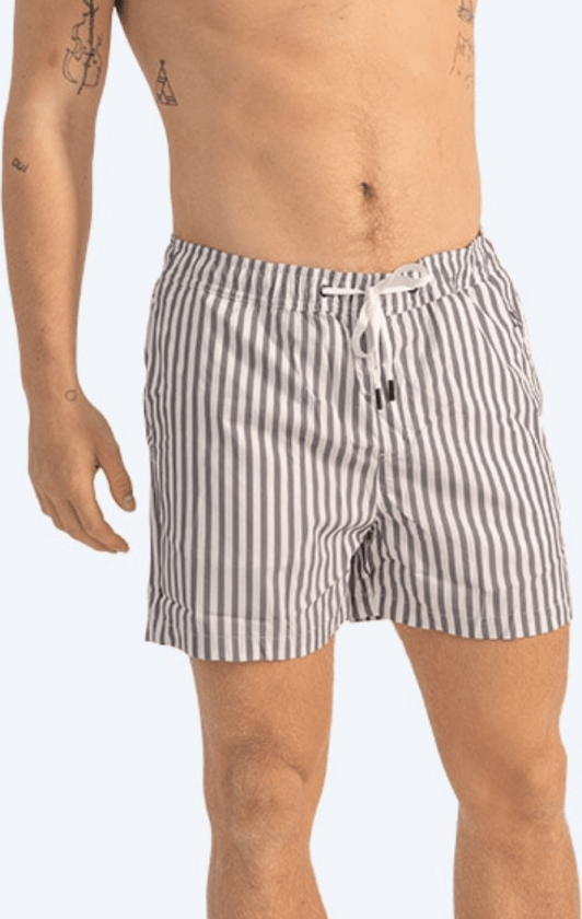 badeshorts til menn - Lagoon Eco - Hvit/grå